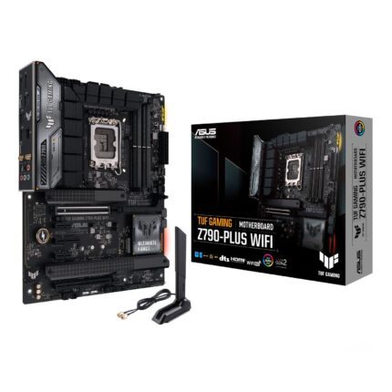 TUFGAMINGZ790-PLUSWIFI-wr-01.jpg. Asus TUF Gaming Z790-Plus Wi-Fi ATX Motherboard - Intel LGA1700, DDR5, PCIe 5.0. Wi-Fi 6E