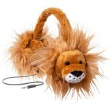 Animalz Furry Retractable Volume Limiting Over-the-Ear Headphones - Lion 2 ETAUDFLION. Animalz Furry Retractable Volume Limiting Over-the-Ear Headphones - Lion