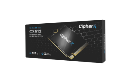 CX512GBM2230.jpg. CipherX Pro S Series 512GB M.2 2230 NVMe SSD