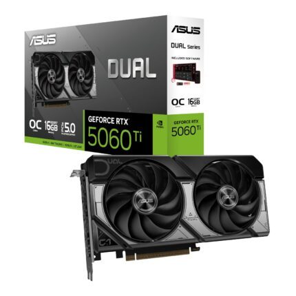 DUAL-RTX5060TI-O16G-WR-01.jpg. ASUS Dual GeForce RTX 5060 Ti OC Edition 16GB GDDR7 Graphics Card