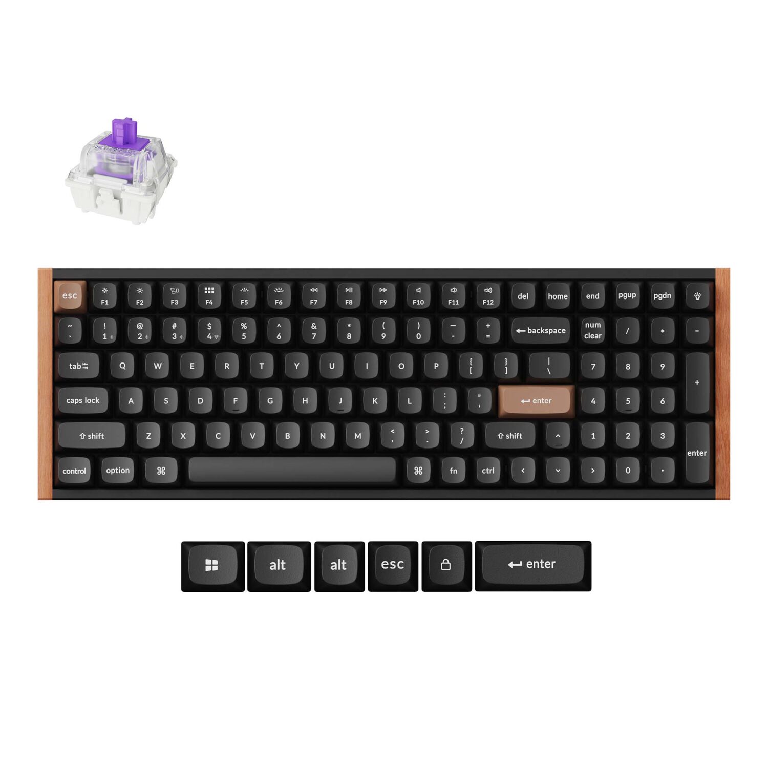 Keychron K4 HE Wireless Magnetic Switch Mechanical Keyboard (96% Layout, Gateron Hall Effect Switches) 1 K4-HE-WR-01.jpg. Keychron K4 HE Wireless Magnetic Switch Mechanical Keyboard (96% Layout, Gateron Hall Effect Switches)