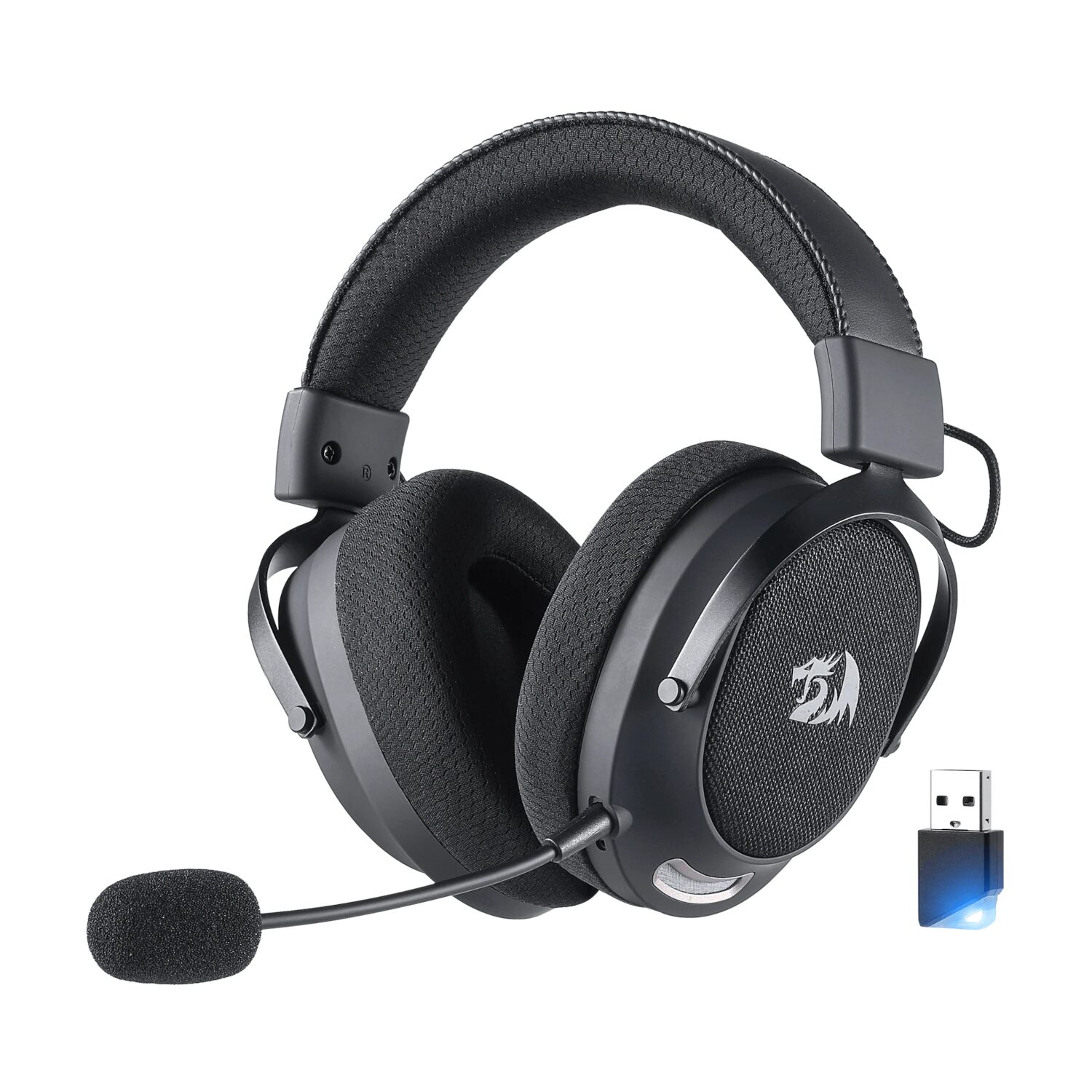 Redragon Arrow Pro H858 Wireless Gaming Headset (Bluetooth + 2.4GHz) 1 RD-H858-WR-01.jpg. Redragon Arrow Pro H858 Wireless Gaming Headset (Bluetooth + 2.4GHz)