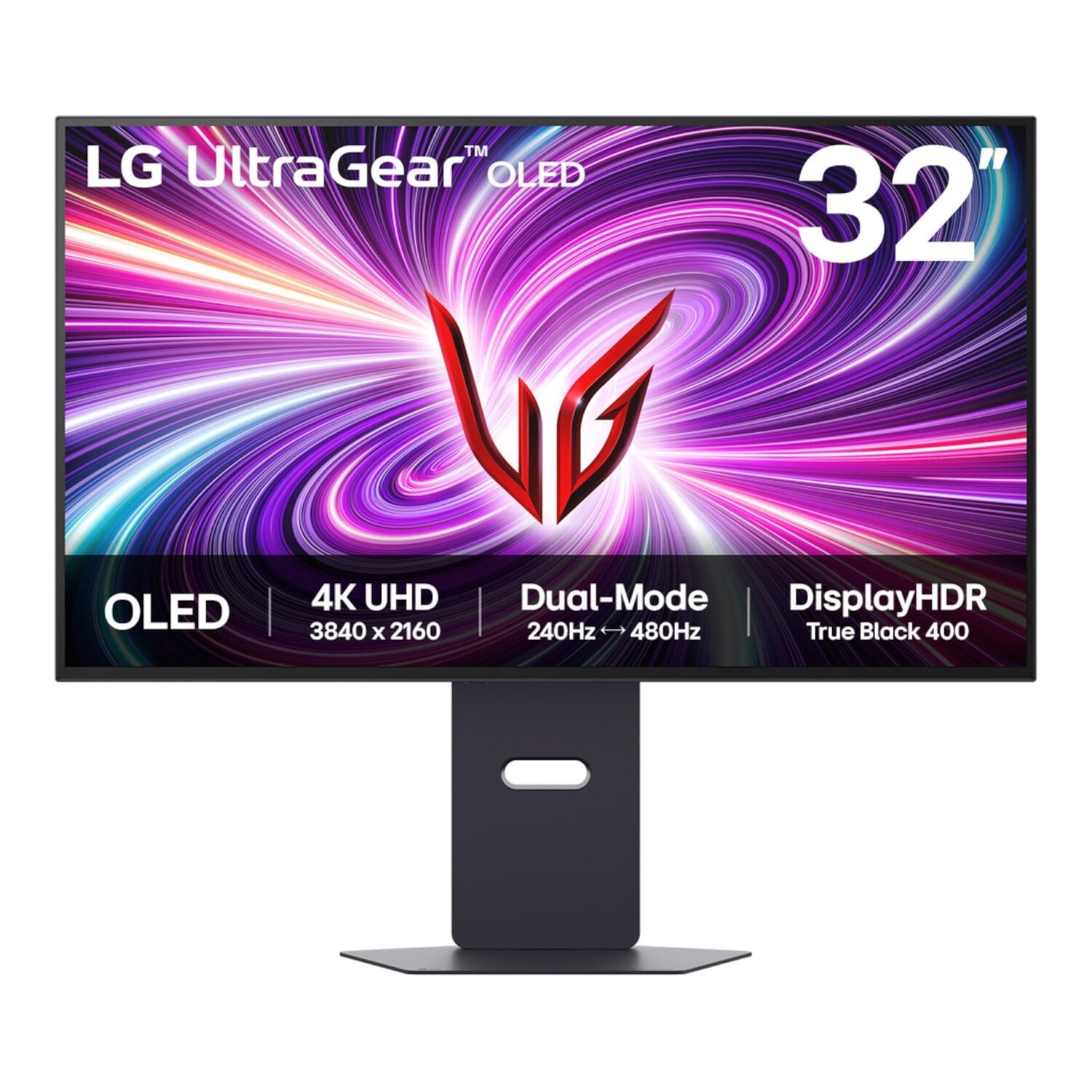 LG UltraGear 32" 4K UHD OLED Gaming 240Hz 0,03ms incl Speakers 1 32GS95UV-B-WR-01.jpg. LG UltraGear 32" 4K UHD OLED Gaming 240Hz 0,03ms incl Speakers