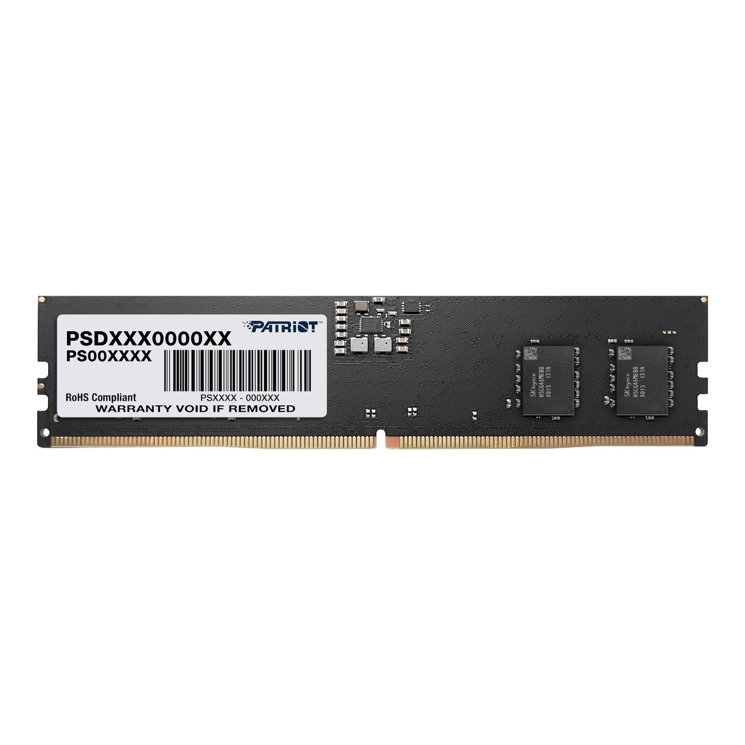 Patriot Signature Line 16GB 4800MHz DDR5 UDIMM Desktop Memory 1 PSD516G480081_Patriot-Signature-Line-16GB-4800MHz-. Patriot Signature Line 16GB 4800MHz DDR5 UDIMM Desktop Memory