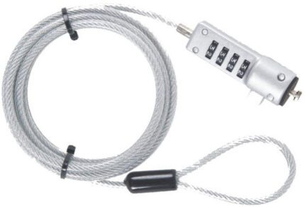 mecer dual lock 4-dial lkcp-0093b2. MECER DUAL LOCK 4-DIAL NOTEBOOK/MINI PC CABLE LOCK