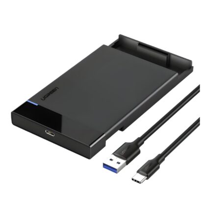 US221-50743_UGREEN-2.5-INCH-HDD-ENCLOSURE-TYPE-C_w. UGREEN USB Type-C 2.5" SATA III External Hard Drive Enclosure