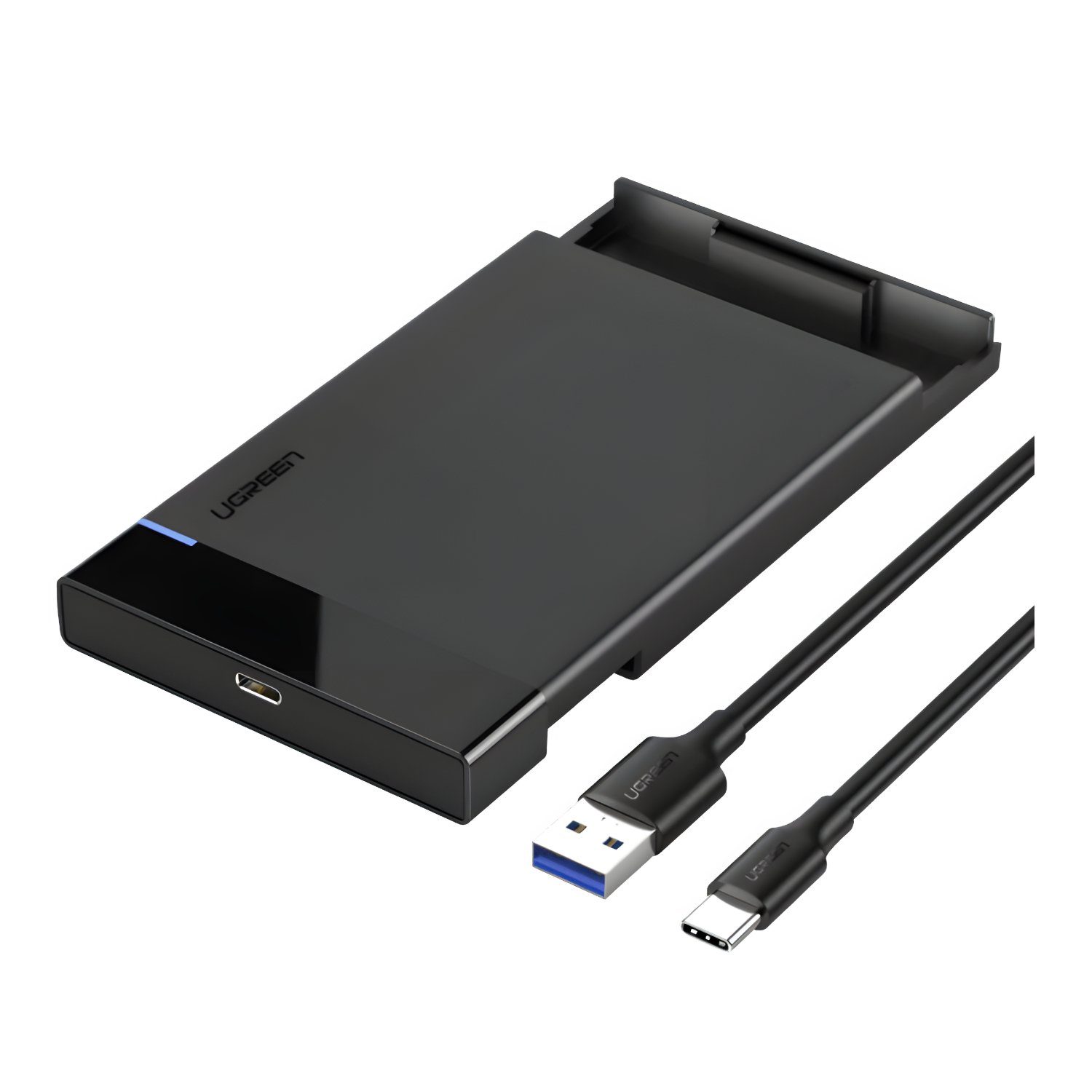 UGREEN USB Type-C 2.5" SATA III External Hard Drive Enclosure 1 US221-50743_UGREEN-2.5-INCH-HDD-ENCLOSURE-TYPE-C_w. UGREEN USB Type-C 2.5" SATA III External Hard Drive Enclosure