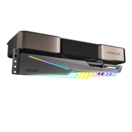 AT-HGPUH-ARGB-B_Antec-Dagger-ARGB-GPU-Support-Blac. Antec Dagger ARGB GPU Support Bracket - Black