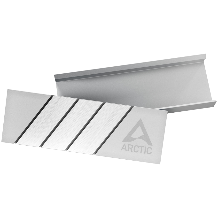 Arctic M2 Pro M.2 SSD Heatsink - Silver 4 251124110018944224.jpg. Arctic M2 Pro M.2 SSD Heatsink - Silver