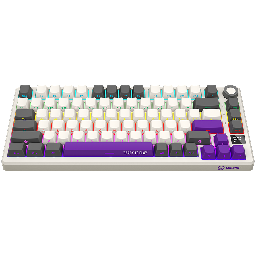 Lorgar KBP7075W Wirelesss 75% Mechanical Gaming Keyboard Pro - Beige 3 250326080010512204.jpg. Lorgar KBP7075W Wirelesss 75% Mechanical Gaming Keyboard Pro - Beige