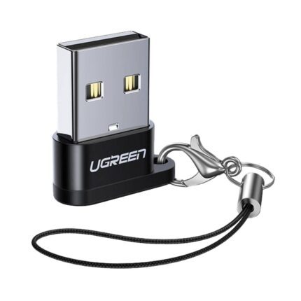 US280-50568_UGreen-US280-USB-A-to-USB-Type-C-Adapt. UGREEN USB A Male to USB Type-C Female Adapter (Black)