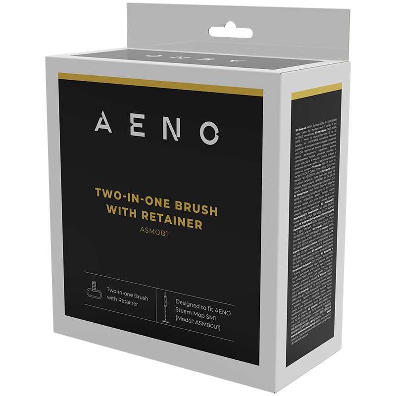 AENO Two-in-one oval brush for steam mop SM1 4 241205130012507701.jpg. AENO Two-in-one oval brush for steam mop SM1