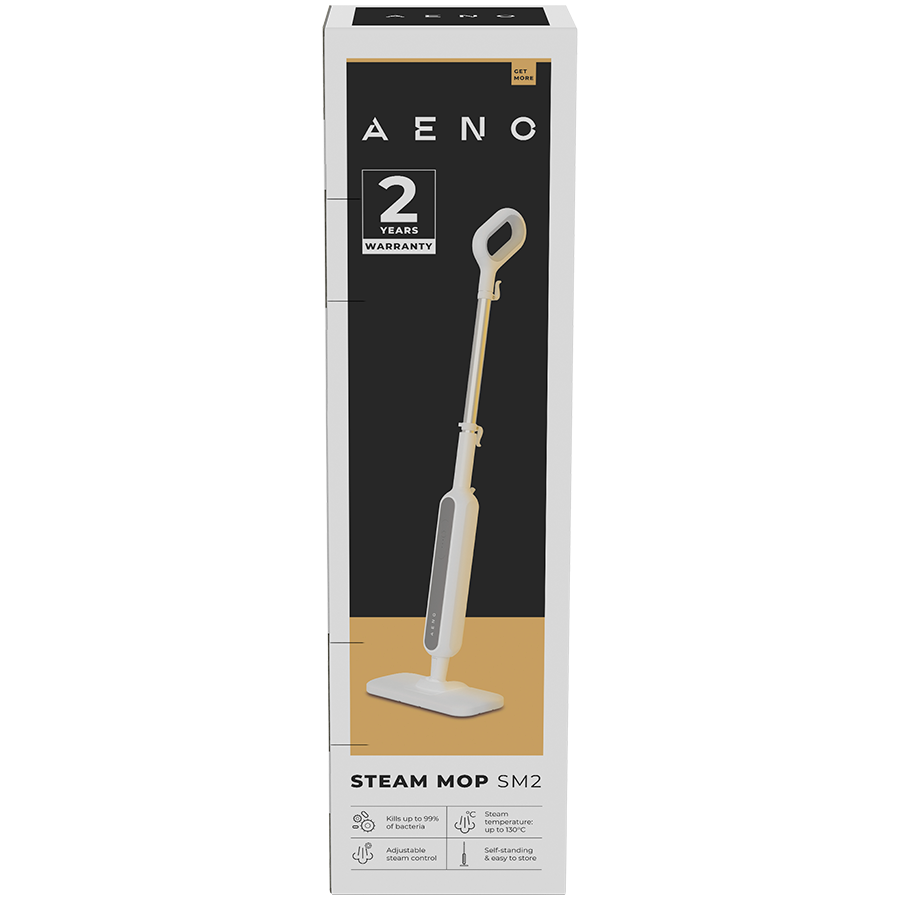 AENO Steam Mop SM2: 1200W, 130°C, IPX4, Tank Volume 275mL, 3 steam modes, s 14 250205132254733409.jpg. AENO Steam Mop SM2: 1200W, 130°C, IPX4, Tank Volume 275mL, 3 steam modes, s