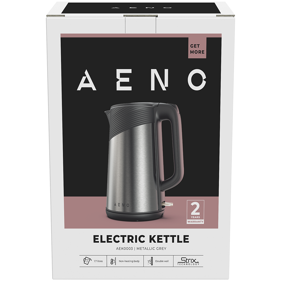 AENO Electric Kettle EK3: 1850-2200W, 1.7L, Strix, Double-walls, Non-heatin 4 241205130012156580.jpg. AENO Electric Kettle EK3: 1850-2200W, 1.7L, Strix, Double-walls, Non-heatin