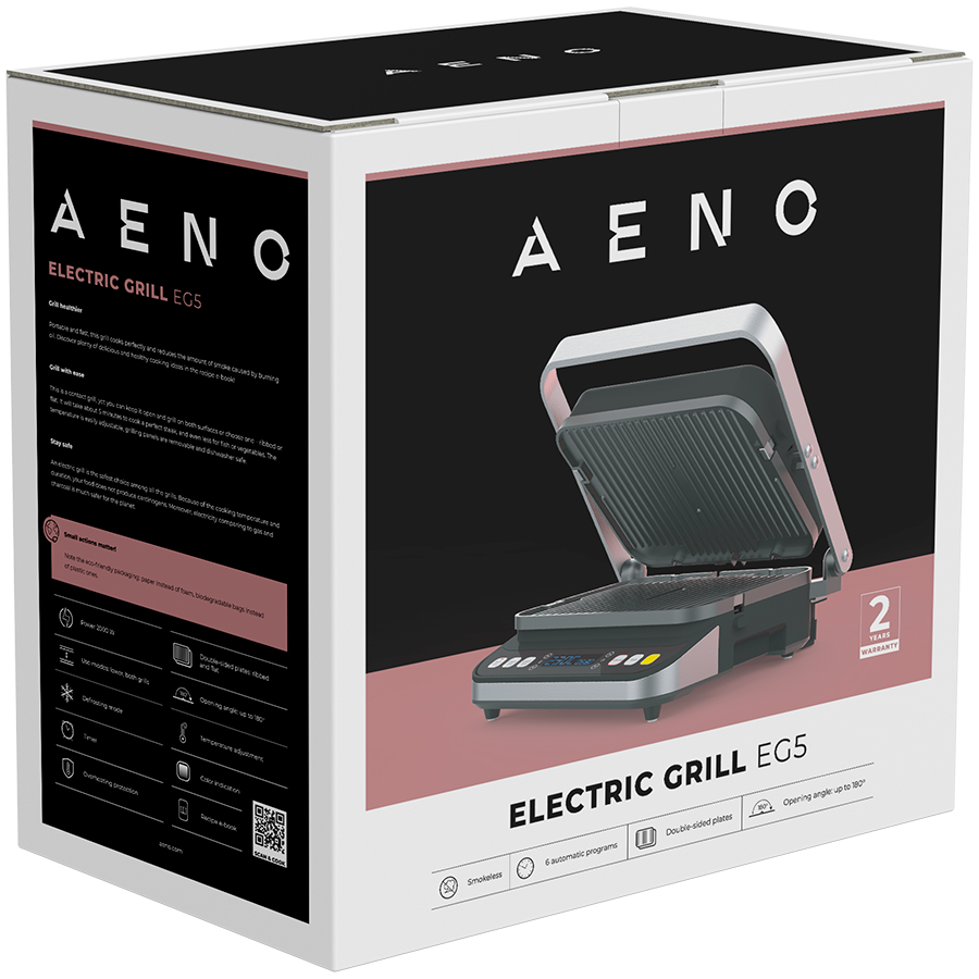 AENO ''Electric Grill EG5: 2000W, 2 heating modes - Lower Grill, Both Grill 12 241016180027588768.jpg. AENO ''Electric Grill EG5: 2000W, 2 heating modes - Lower Grill, Both Grill