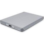 STHG2000400.jpg. 2TB LaCie Mobile, USB 3.1, Type-C, Moon Silver, External Mobile Drive (OEM Packaged/Not Retail)