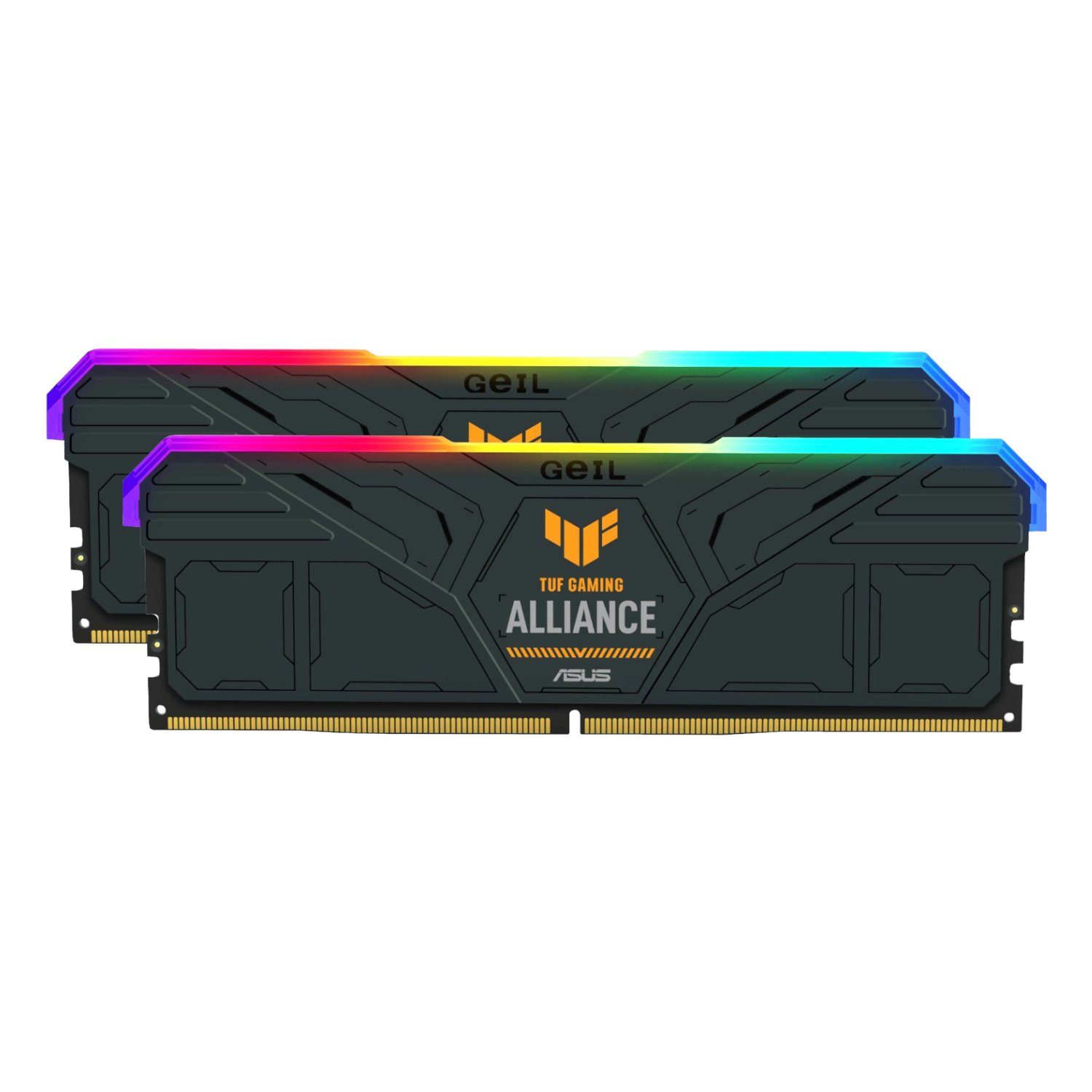 GeiL Gemini TUF RGB 32GB DDR5 6000MHz Desktop Gaming Memory Kit (2 x 16GB) – Grey 1 GAMST532GB6000C36CDC_GeiL-Gemini-TUF-RGB-32GB-DDR5. GeiL Gemini TUF RGB 32GB DDR5 6000MHz Desktop Gaming Memory Kit (2 x 16GB) – Grey