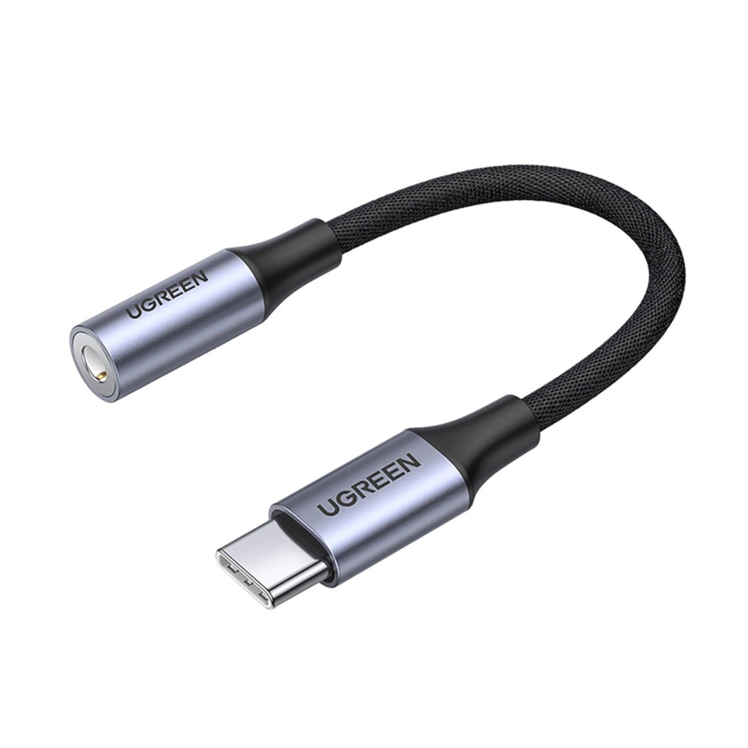 UGreen AV161 USB Type-C to 3.5mm 10cm Adapter 1 AV161-80154_UGreen-USB-Type-C-to-3.5mm-10cm-Adapte. UGreen AV161 USB Type-C to 3.5mm 10cm Adapter