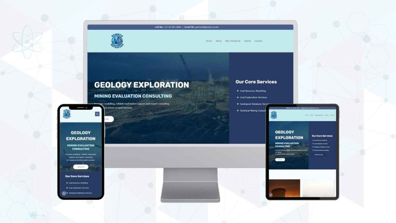 Gemecs Botswana MatzoTech Website Design Maintenance