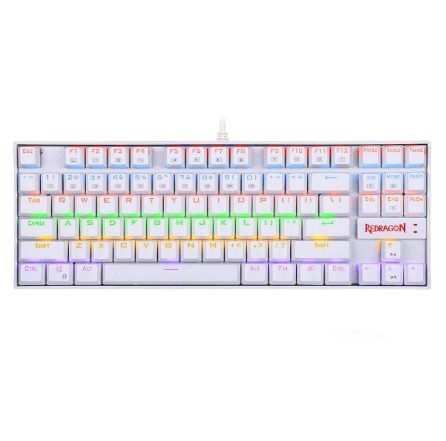 Redragon K552W-RGB Kumara Mechanical Gaming Keyboard - White 1 RD-K552W-RGB #2. Redragon K552W-RGB Kumara Mechanical Gaming Keyboard - White