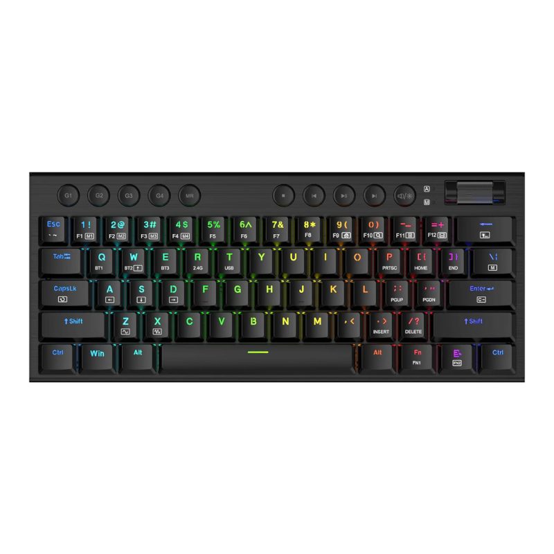 Redragon K632 Noctis Pro 60% Wireless Low-Profile RGB Mechanical Keyboard - Black 2 RD-K632RGB-PRO_wr_01.jpg. Redragon K632 Noctis Pro 60% Wireless Low-Profile RGB Mechanical Keyboard - Black