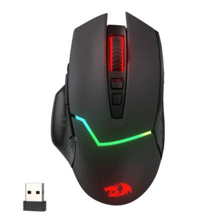 Redragon Mirage Pro M690-PRO 3-Mode Wireless Gaming Mouse - Black 1 RD-M690-PRO #2. Redragon Mirage Pro M690-PRO 3-Mode Wireless Gaming Mouse - Black