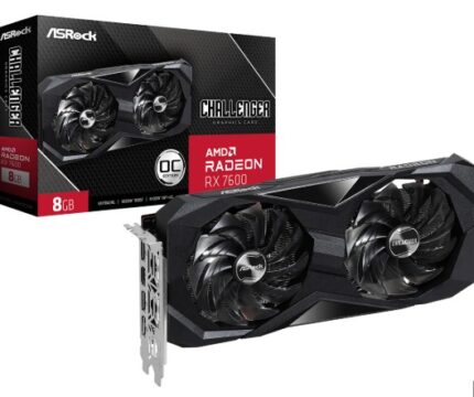 RX7600CHALLENGER8GOC #2. ASRock Radeon RX 7600 Challenger 8GB OC GDDR6 Graphics Card