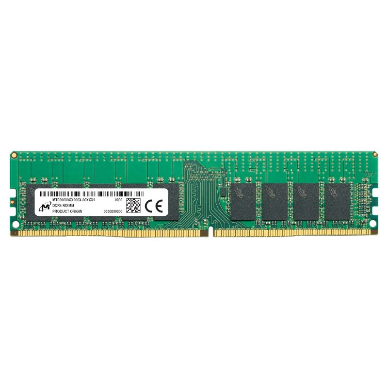 Micron 16GB DDR4-3200 PC4-25600 ECC Registered RDIMM 1.2V 1Rx8 Server Memory RAM 2 MTA18ASF2G72PDZ-3G2R1R_wr_01.jpg. Micron 16GB DDR4-3200 PC4-25600 ECC Registered RDIMM 1.2V 1Rx8 Server Memory RAM