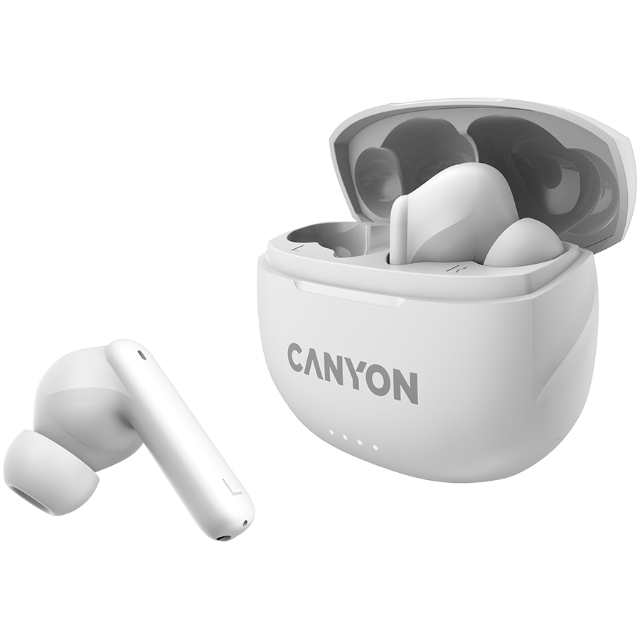 Canyon TWS-8 True Wireless Stereo Bluetooth ENC Headset - White 2 221227150011543165.jpg. Canyon TWS-8 True Wireless Stereo Bluetooth ENC Headset - White