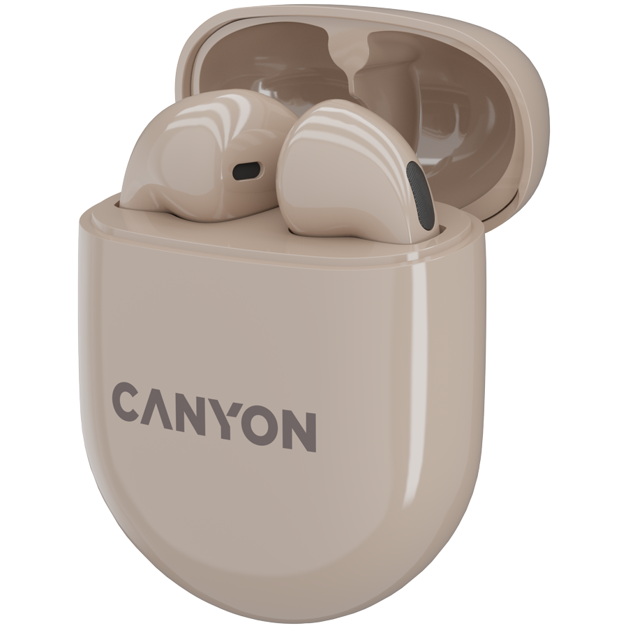 Canyon TWS-6 True Wireless Stereo Bluetooth Headset with Microphone - Beige 2 240903120011173766.jpg. Canyon TWS-6 True Wireless Stereo Bluetooth Headset with Microphone - Beige