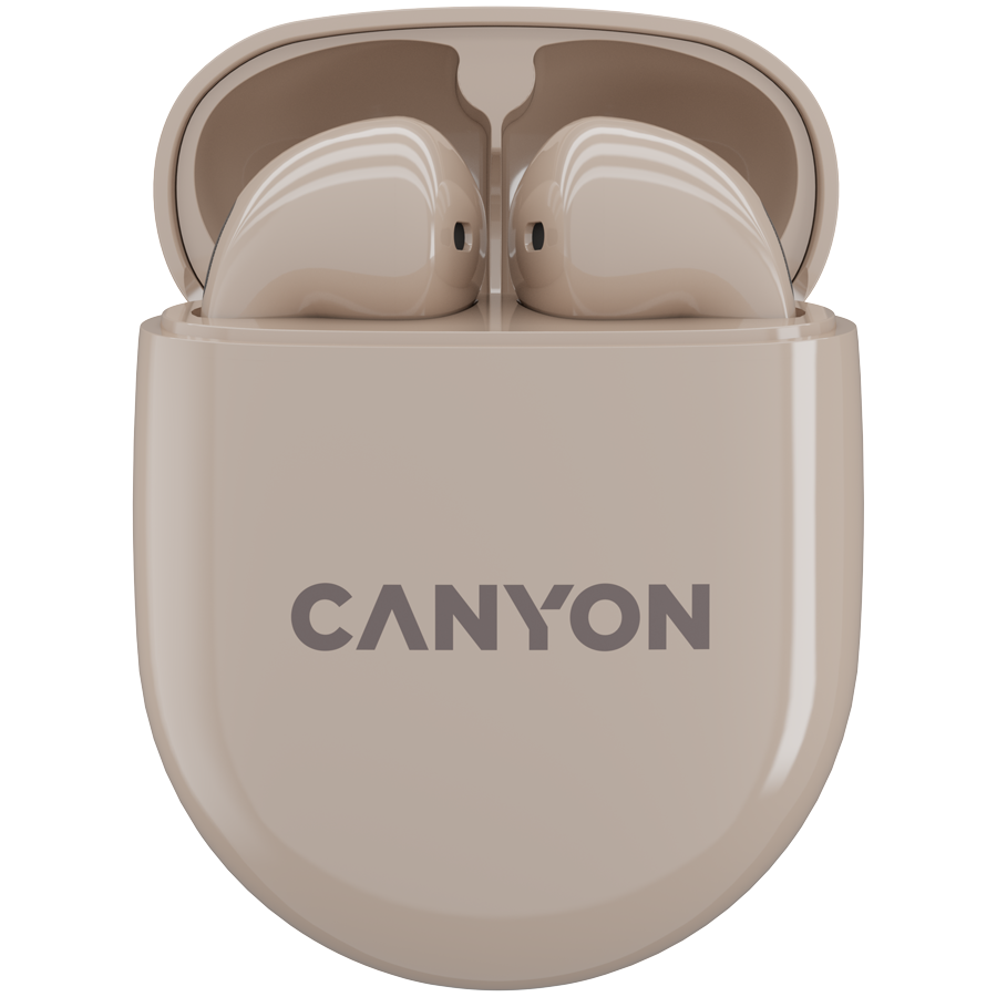Canyon TWS-6 True Wireless Stereo Bluetooth Headset with Microphone - Beige 5 240903120011076666.jpg. Canyon TWS-6 True Wireless Stereo Bluetooth Headset with Microphone - Beige