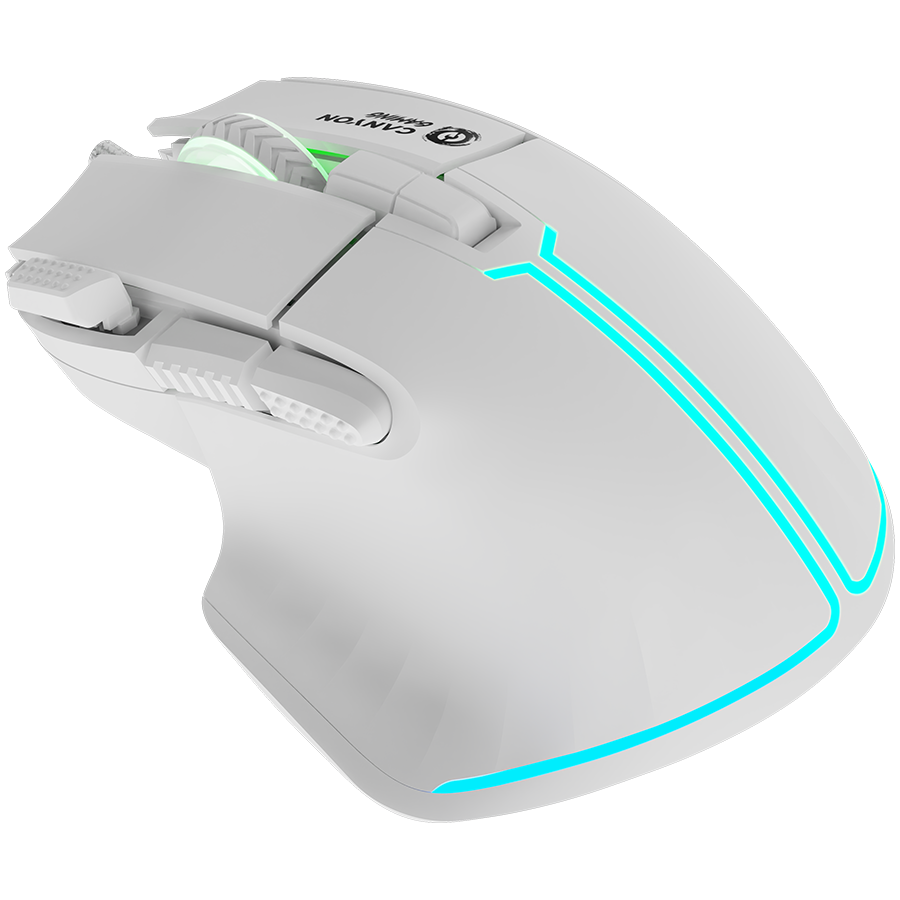 Canyon Fortnax GM-636 RGB Wired Gaming Mouse - White 4 240221150013451226.jpg. Canyon Fortnax GM-636 RGB Wired Gaming Mouse - White