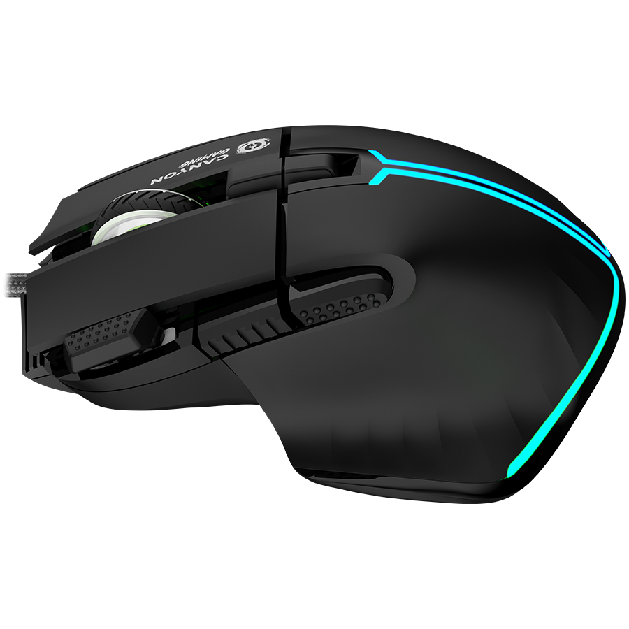 Canyon Fortnax GM-636 RGB Wired Gaming Mouse - Black 6 240221150012819218.jpg. Canyon Fortnax GM-636 RGB Wired Gaming Mouse - Black