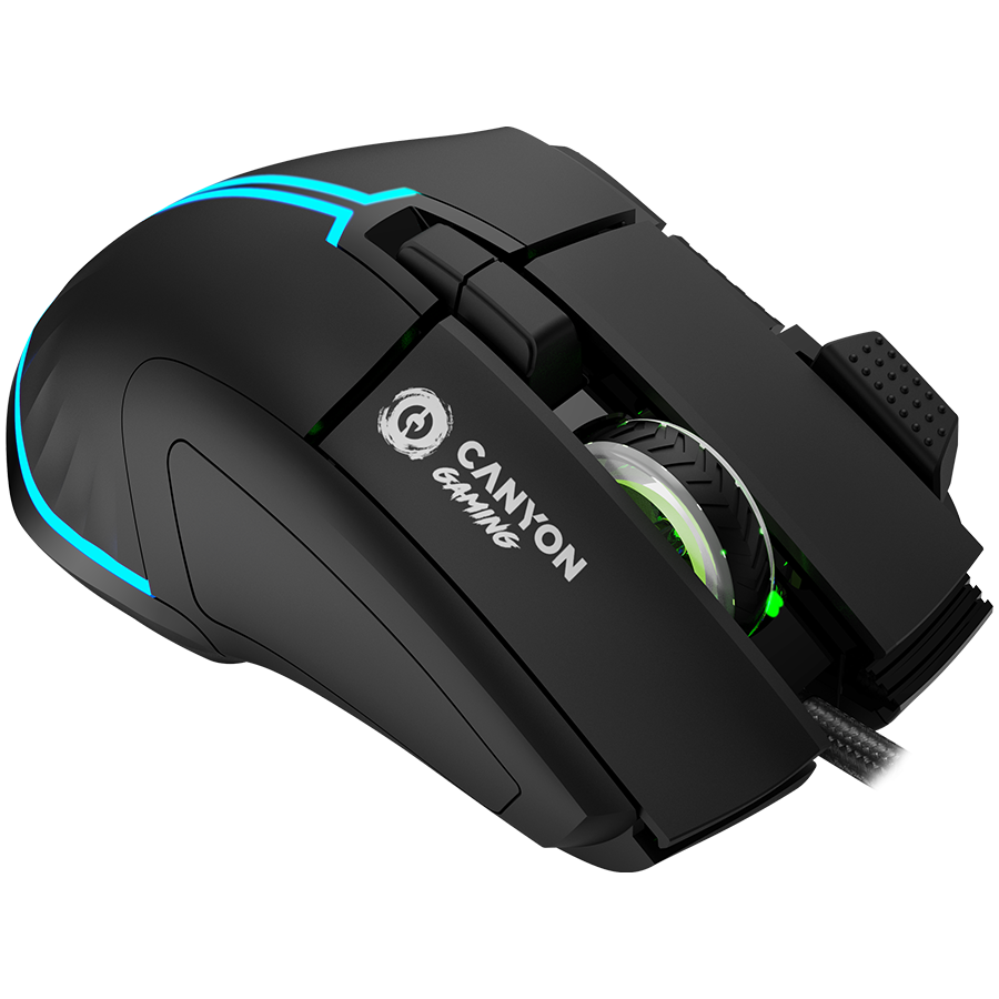 Canyon Fortnax GM-636 RGB Wired Gaming Mouse - Black 7 240221150012783188.jpg. Canyon Fortnax GM-636 RGB Wired Gaming Mouse - Black