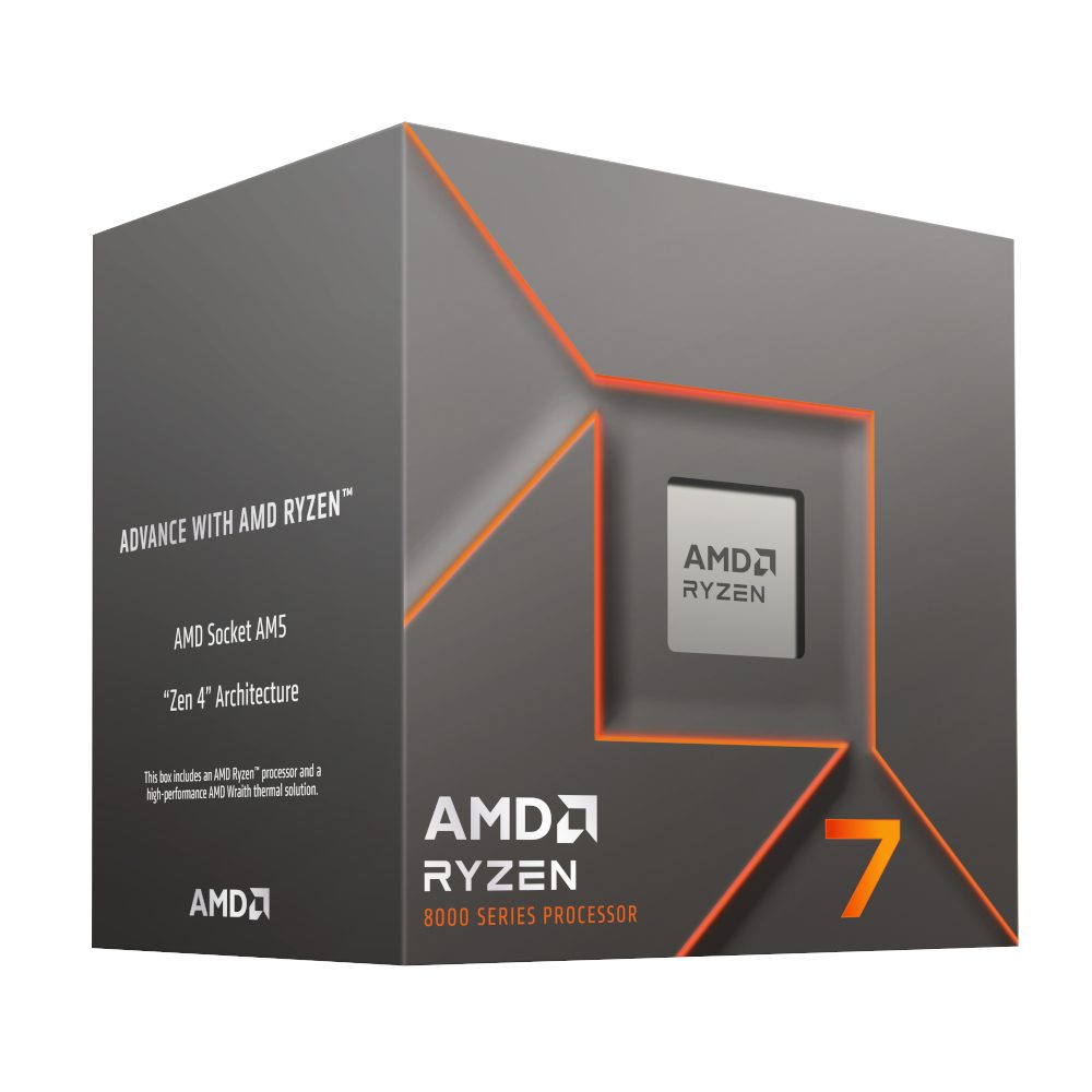 AMD Ryzen 7 8700F 4.1GHz (5.0GHz Boost) 8-Core AM5 Processor 3 100-100001590BOX_wr_01.jpg. AMD Ryzen 7 8700F 4.1GHz (5.0GHz Boost) 8-Core AM5 Processor