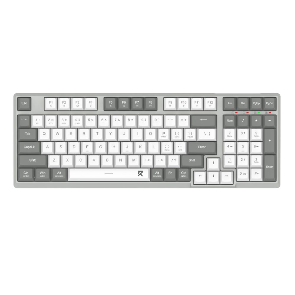Redragon BK-7111 Scissor Mechanism Wireless Keyboard - Grey/Black 2 RD-BK-7111_wr_01.jpg. Redragon BK-7111 Scissor Mechanism Wireless Keyboard - Grey/Black