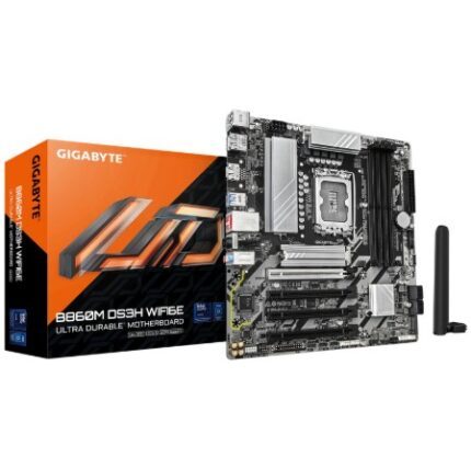 GA-B860M-DS3H-WIFI6E #1. Gigabyte B860M DS3H WiFi6E Motherboard | LGA 1851 | DDR5 | Dual M.2 | HDMI/DP | mATX