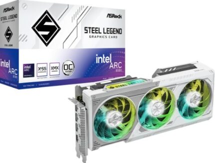 90-GA5CZZ-00UANF #2. ASRock Intel Arc B580 Steel Legend 12GB OC GDDR6 Graphics Card