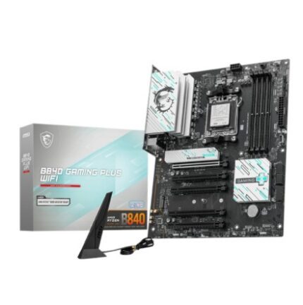 B840GAMINGPLUSWIFI #2. MSi B840 Gaming Plus WiFi Motherboard | LGA 1851 | DDR5 | PCIe 5.0 | WiFi 6E | ATX