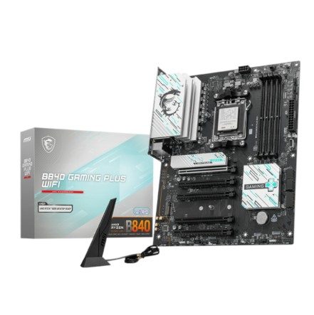 MSi B840 Gaming Plus WiFi Motherboard | LGA 1851 | DDR5 | PCIe 5.0 | WiFi 6E | ATX 1 B840GAMINGPLUSWIFI #2. MSi B840 Gaming Plus WiFi Motherboard | LGA 1851 | DDR5 | PCIe 5.0 | WiFi 6E | ATX