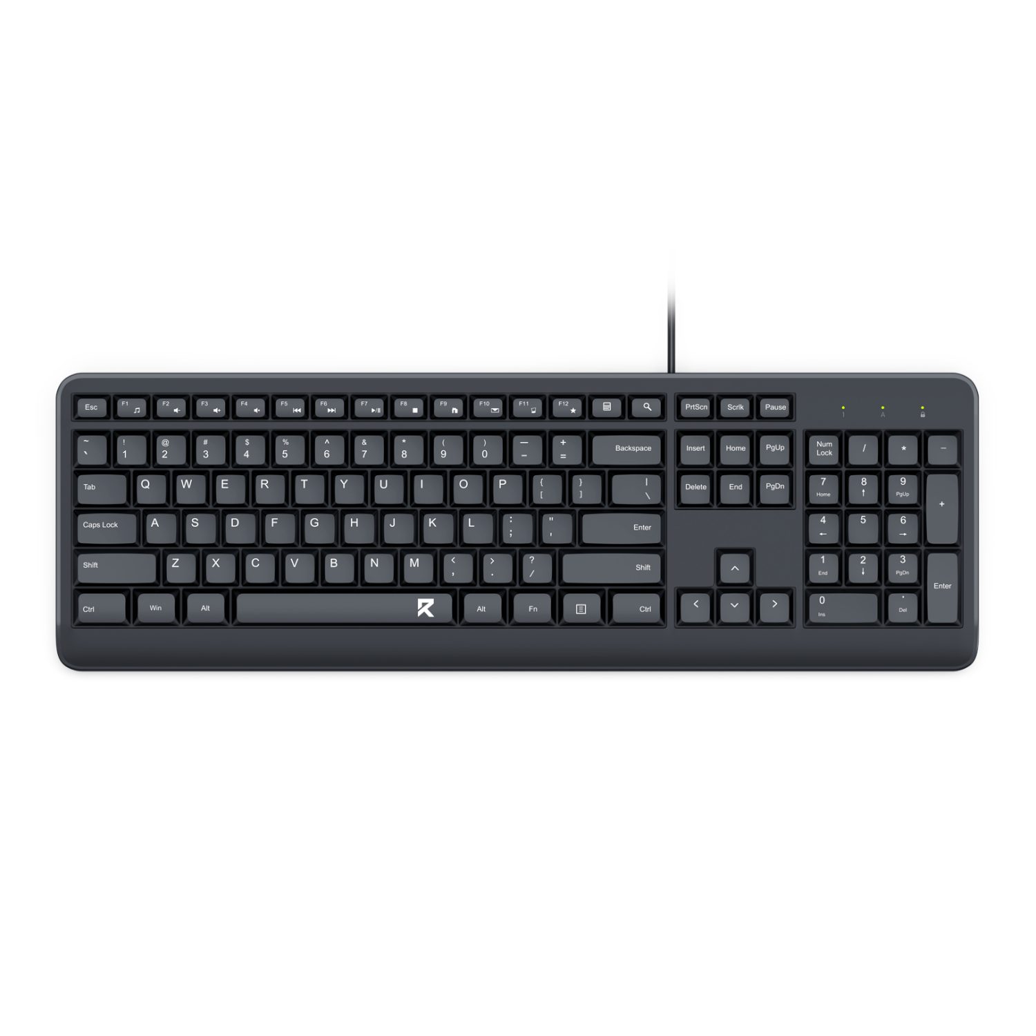 Redragon BK-7092 Full-sized Wired USB Office Keyboard - Black 2 Redragon_RD-BK-7092_wr_01a.jpg. Redragon BK-7092 Full-sized Wired USB Office Keyboard - Black