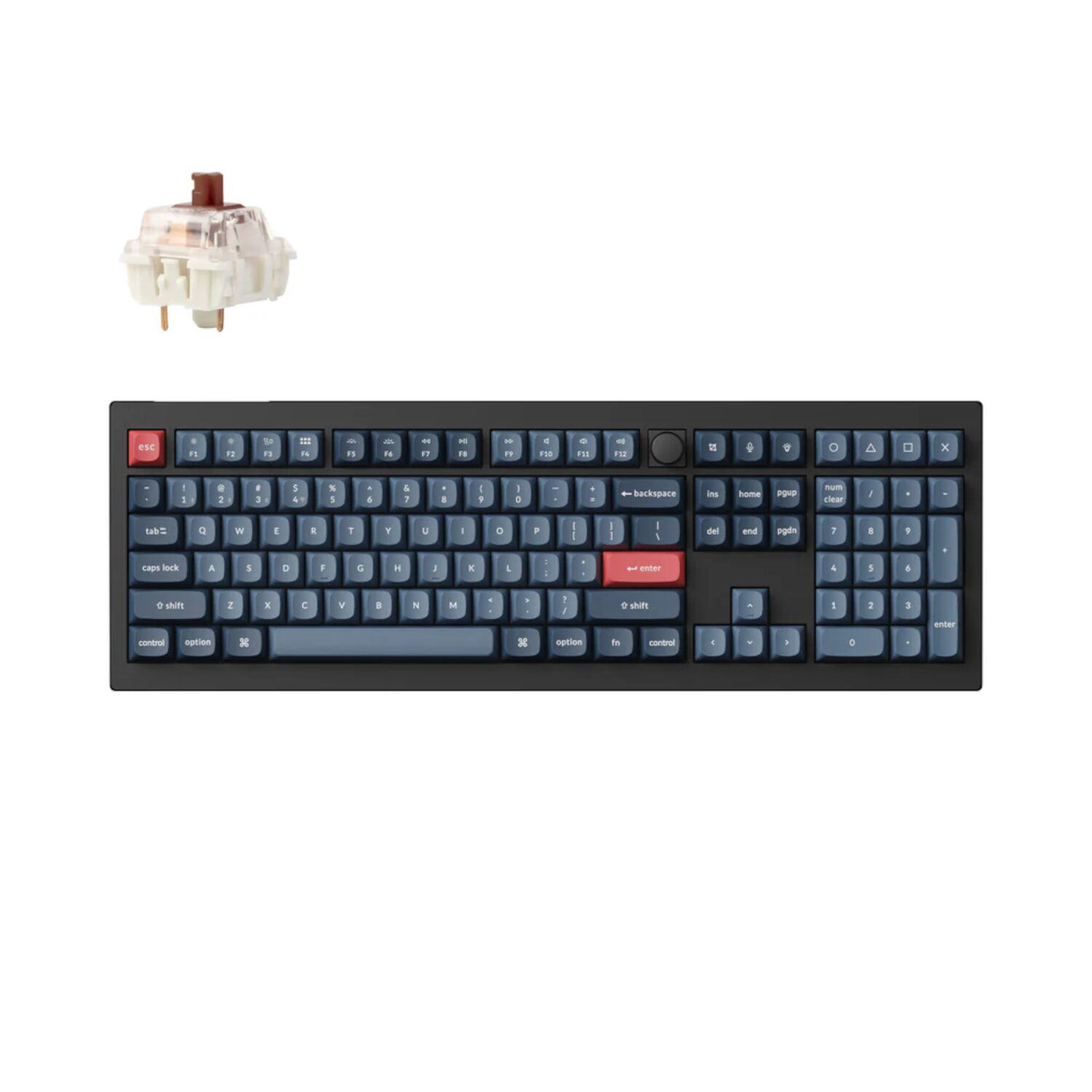 Keychron V6 Max QMK/VIA Wireless Custom Mechanical Keyboard | Brown Switches - Carbon Black 2 keychron-v6-max-ban-wr-02.jpg. Keychron V6 Max QMK/VIA Wireless Custom Mechanical Keyboard | Brown Switches - Carbon Black