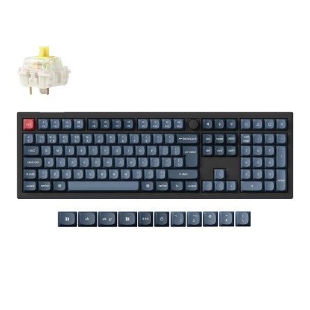 Keychron V6 Max QMK/VIA Wireless Custom Mechanical Keyboard | Banana Switches - Carbon Black 1 V6M-D4 #2. Keychron V6 Max QMK/VIA Wireless Custom Mechanical Keyboard | Banana Switches - Carbon Black