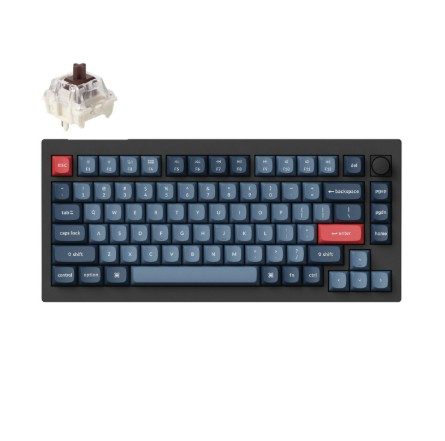 Keychron V5 Max QMK/VIA Wireless Custom Mechanical Keyboard | Brown Switches - Carbon Black 1 V5M-D3 #2. Keychron V5 Max QMK/VIA Wireless Custom Mechanical Keyboard | Brown Switches - Carbon Black