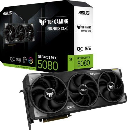 Asus TUF Gaming GeForce RTX 5080 OC Edition 16GB GDDR7 Graphics Card 1 TUF-RTX5080-O16G-GAMING #2. Asus TUF Gaming GeForce RTX 5080 OC Edition 16GB GDDR7 Graphics Card