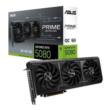 Asus Prime GeForce RTX 5080 OC Edition 16GB GDDR7 Graphics Card 1 PRIME-RTX5080-O16G #2. Asus Prime GeForce RTX 5080 OC Edition 16GB GDDR7 Graphics Card