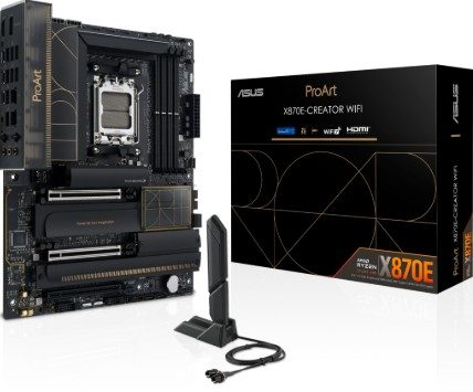PROARTX870E-CREATORWIFI #2. Asus ProArt X870E-Creator WiFi Motherboard | AMD AM5 | DDR5 | USB4 | WiFi 7 | ATX