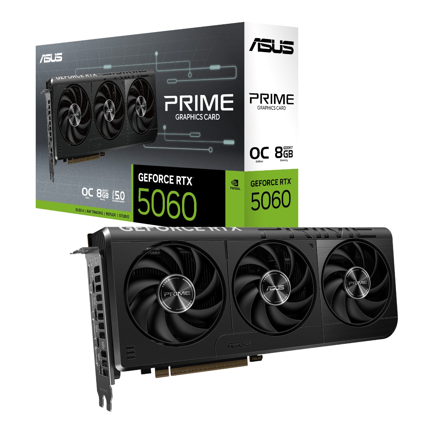 Asus Prime GeForce RTX 5060 OC Edition 8GB GDDR7 Graphics Card 2 PRIME-RTX5060-O8G-WR-01.jpg. Asus Prime GeForce RTX 5060 OC Edition 8GB GDDR7 Graphics Card