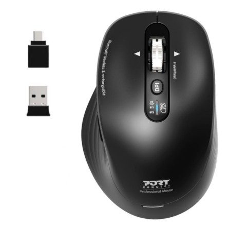 Port Connect Business Bluetooth and Wireless Rechargeable Mouse - Black 1 910202 #2. Port Connect Business Bluetooth and Wireless Rechargeable Mouse - Black