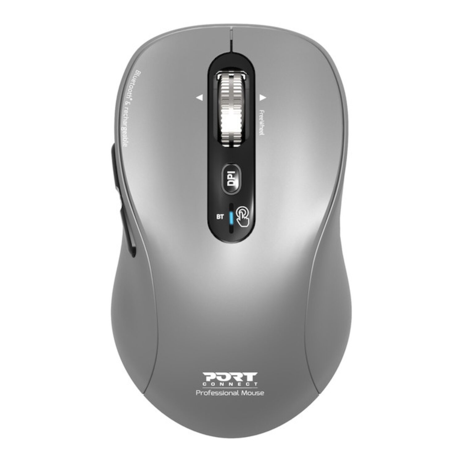 Port Connect Wireless Bluetooth Expert and Mac Mouse - Grey 2 910201-WR-01.jpg. Port Connect Wireless Bluetooth Expert and Mac Mouse - Grey